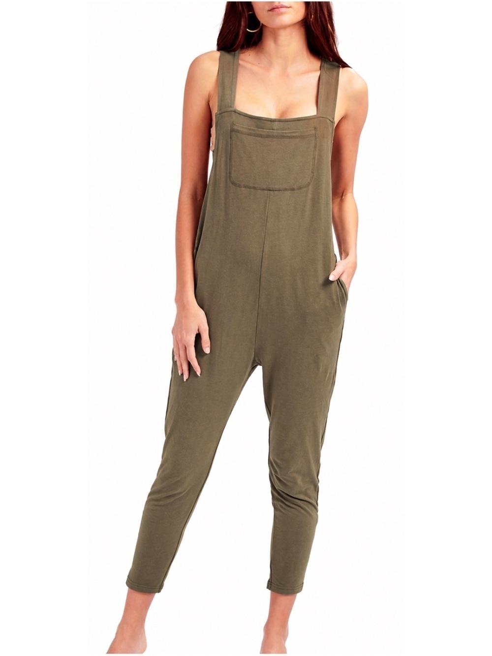 Smash + Tess Romperalls Olive Green Overalls Extra Small NWT